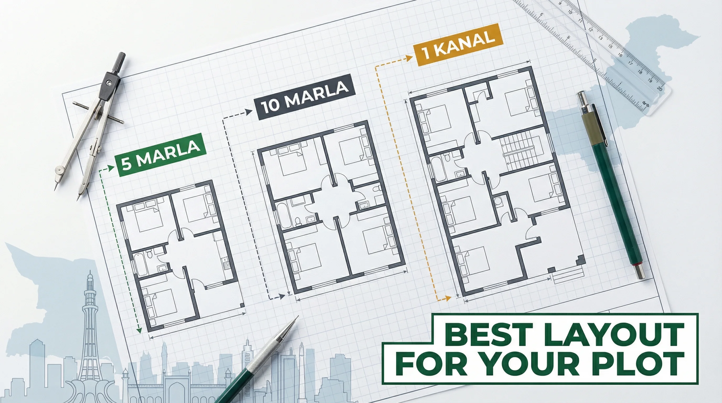How to Choose the Best House Layout for Your Plot Size in Pakistan