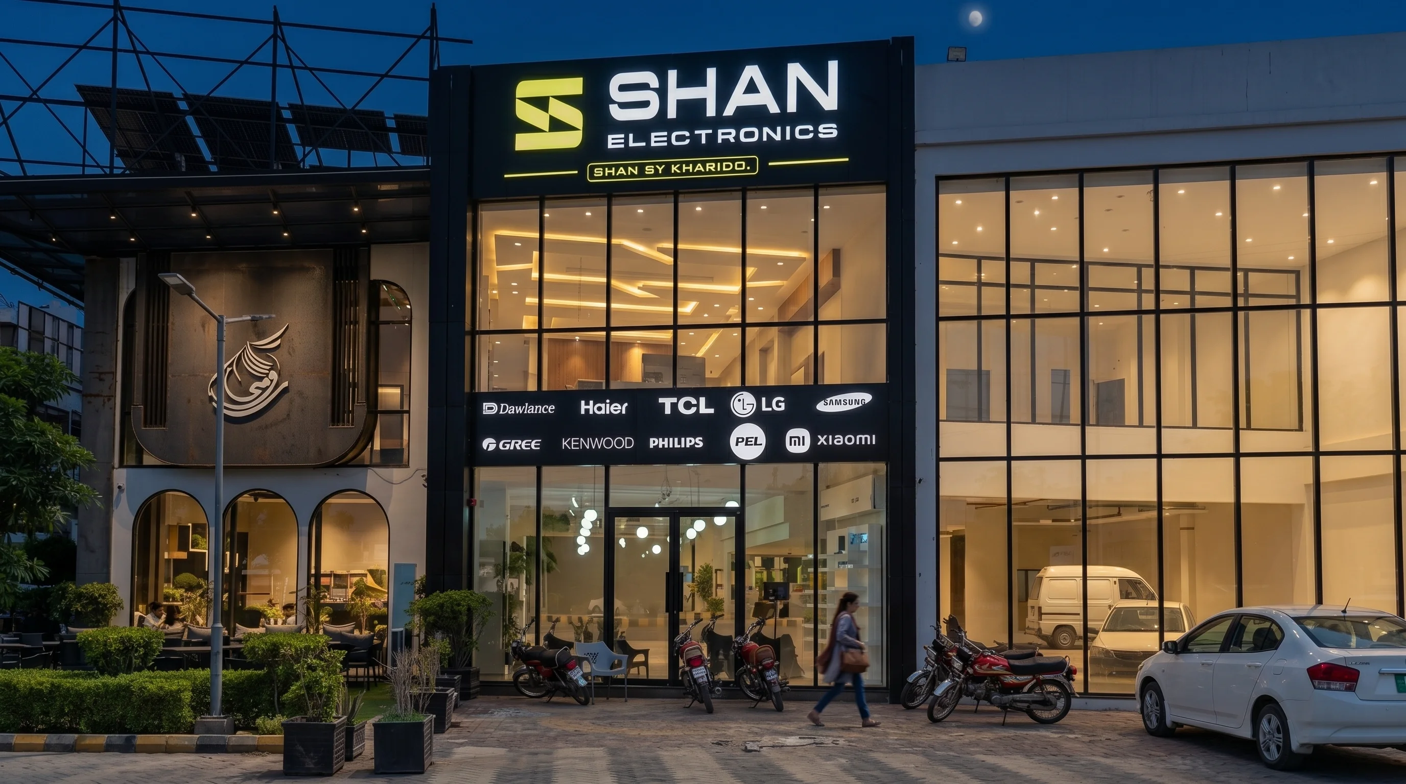 SHAN ELECTRONICS night view